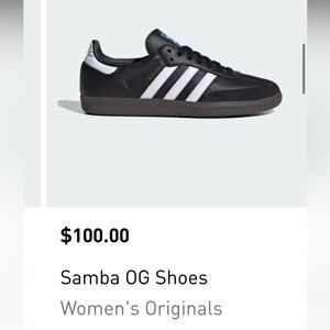 Adidas Samba OG Shoes size men US 7- equal to a women’s US 8.5